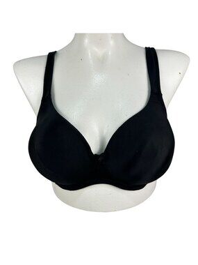 Just My Size Women’s Underwire Bra D40/90 Black Soft Nylon Blend